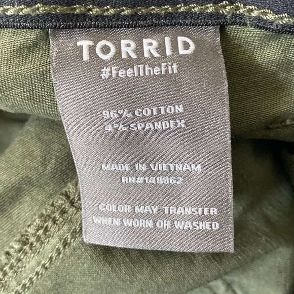 TORRID Comfort Flex Waistband Classic Fit Jogger Stretch Twill High-Rise Pant - Picture 10 of 12